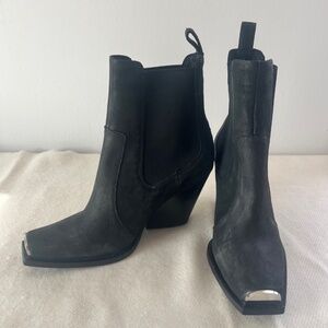 Jeffrey Campbell (Free People) - Calista Cowboy Chelsea Ankle Boots (8.5)